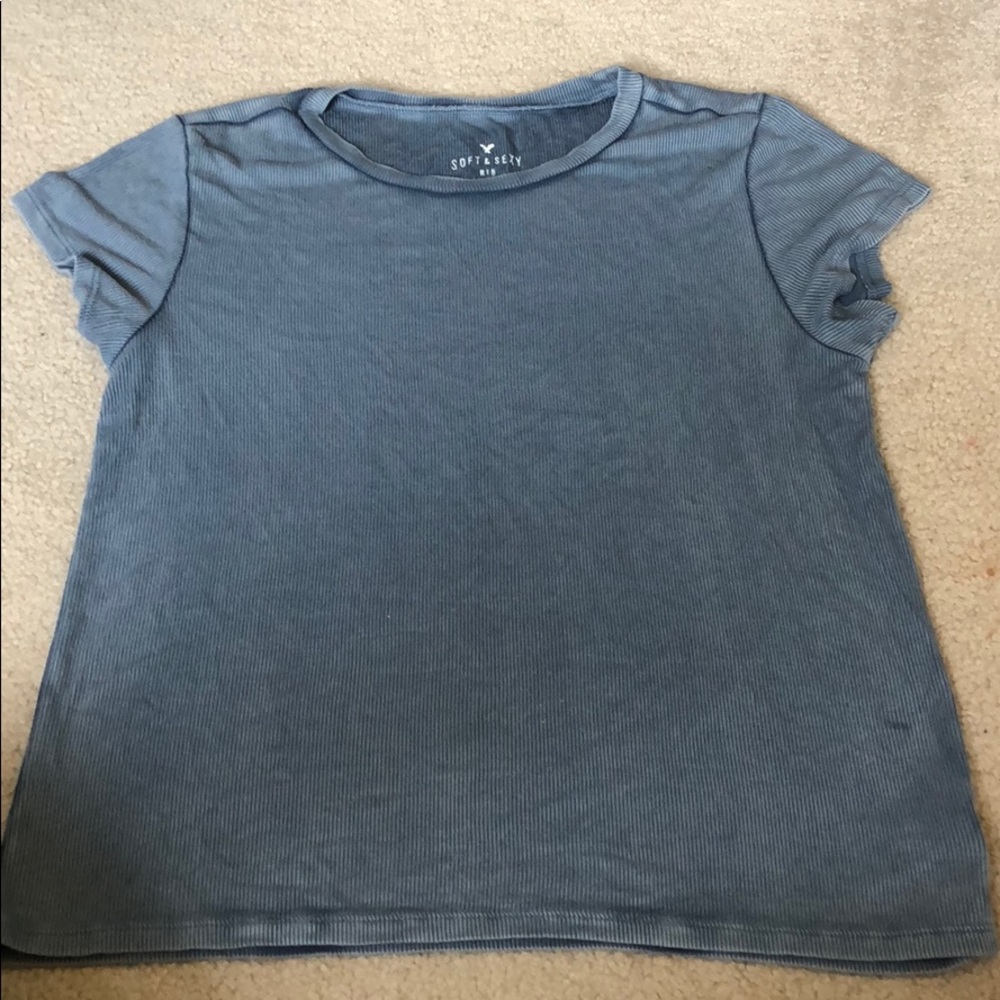American Eagle soft & sexy ribbed t shirt